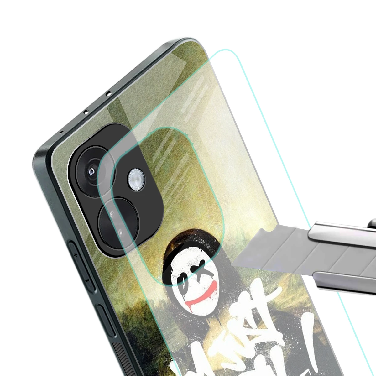 Joker Lisa stylish phone case for oneplus nord ce 3 | glossy glass and slim fit