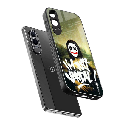 Joker Lisa sleek oneplus nord ce 4 lite cover with tempered glass back and TPU edges