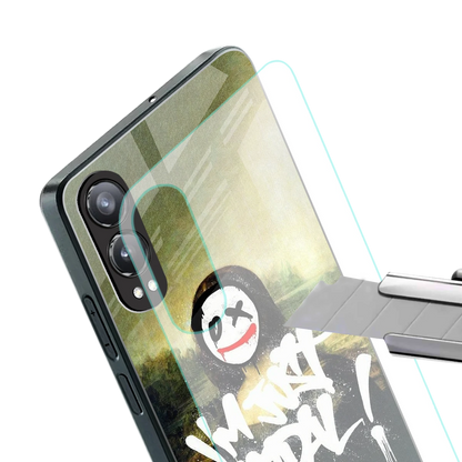 Joker Lisa stylish phone case for oneplus nord ce 4 lite | glossy glass and slim fit