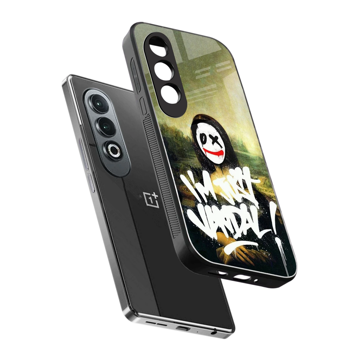 Joker Lisa sleek oneplus nord ce 4 cover with tempered glass back and TPU edges