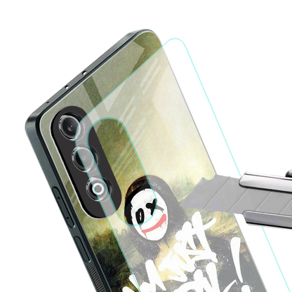 Joker Lisa stylish phone case for oneplus nord ce 4 | glossy glass and slim fit