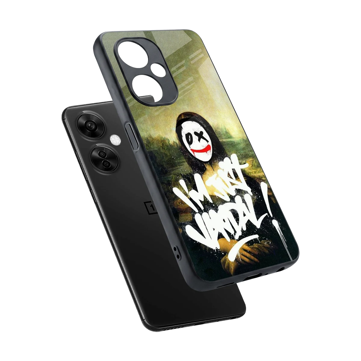 Joker Lisa sleek oneplus nord ce 3 lite cover with tempered glass back and TPU edges