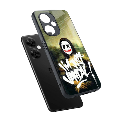 Joker Lisa sleek oneplus nord ce 3 lite cover with tempered glass back and TPU edges