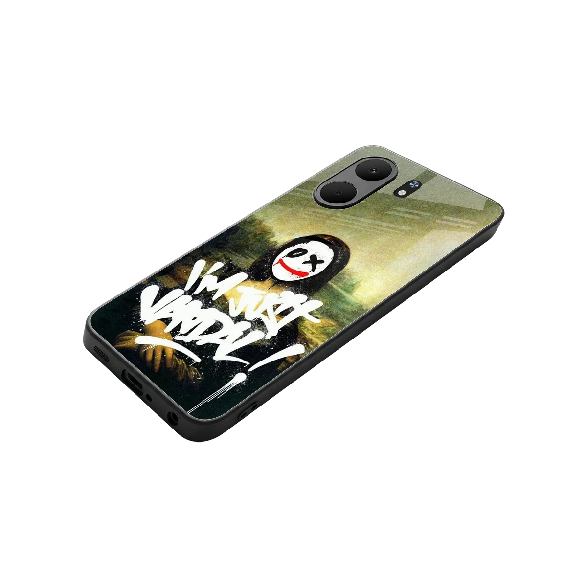 Joker Lisa stylish phone case for oppo a5x 5g | glossy glass and slim fit