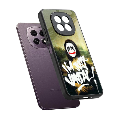 Joker Lisa sleek oppo f29 5g cover with tempered glass back and TPU edges