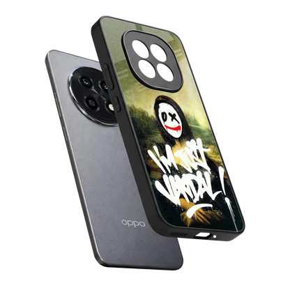 Joker Lisa sleek oppo f29 pro 5g cover with tempered glass back and TPU edges