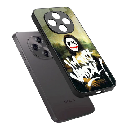 Joker Lisa sleek oppo f31 pro 5g cover with tempered glass back and TPU edges
