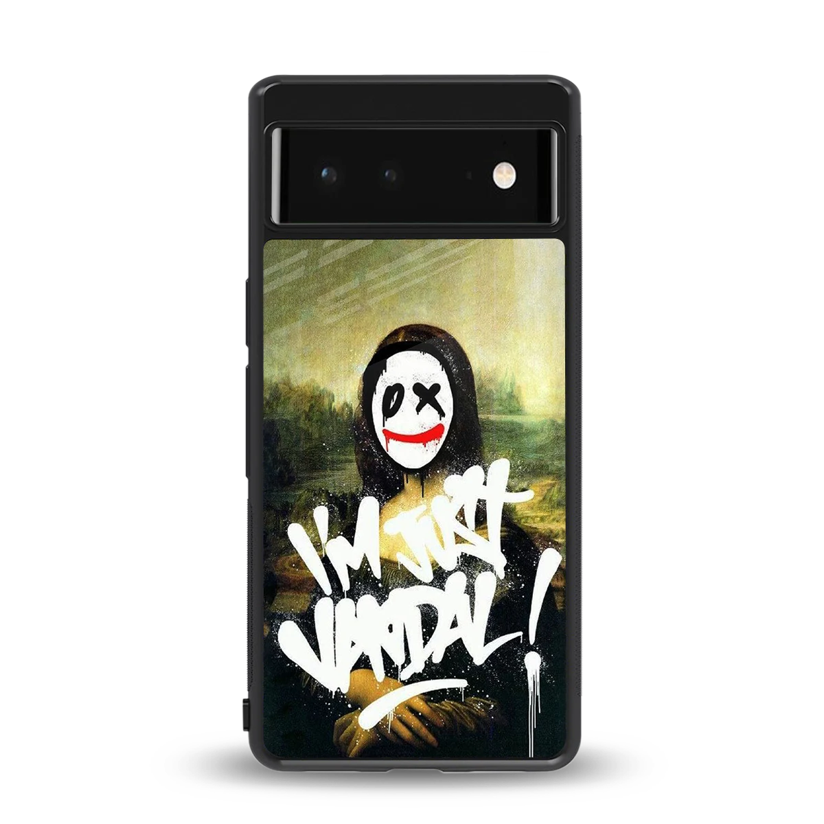 Joker Lisa back phone cover | glass case for google pixel 6