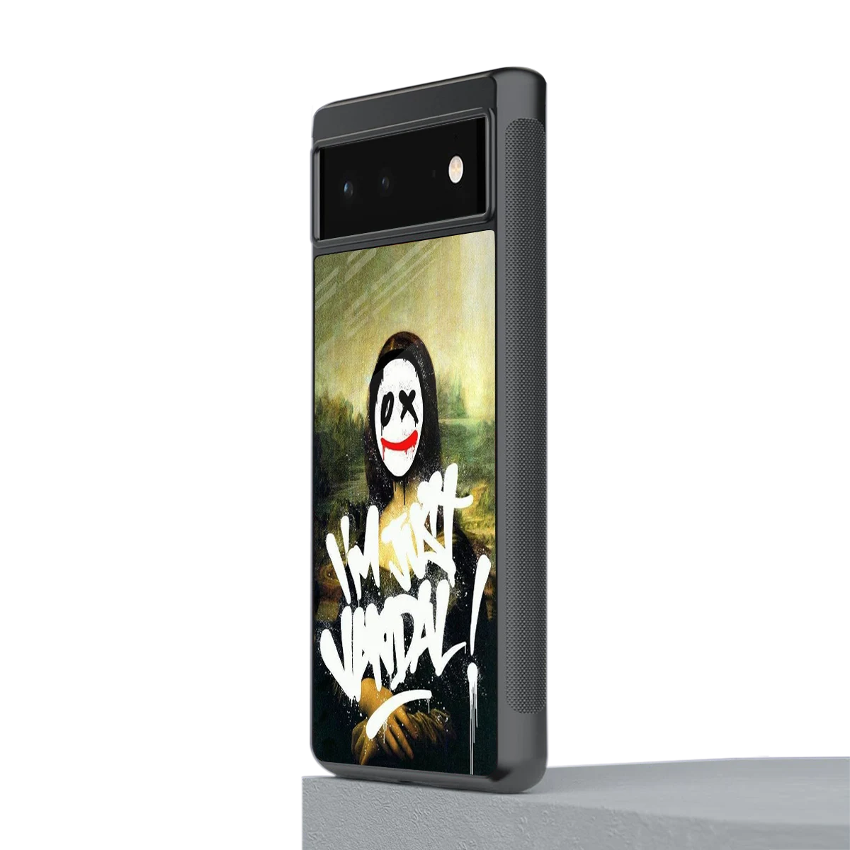 Joker Lisa stylish phone case for google pixel 6a | glossy glass and slim fit