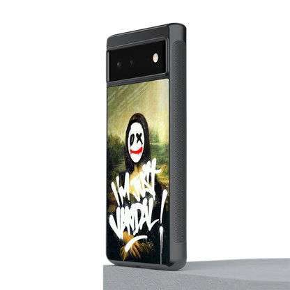 Joker Lisa stylish phone case for google pixel 6a | glossy glass and slim fit