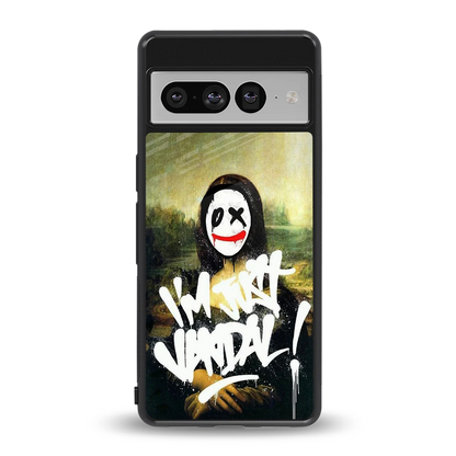 Joker Lisa back phone cover | glass case for google pixel 7 pro