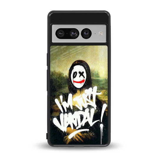 Joker Lisa back phone cover | glass case for google pixel 7 pro