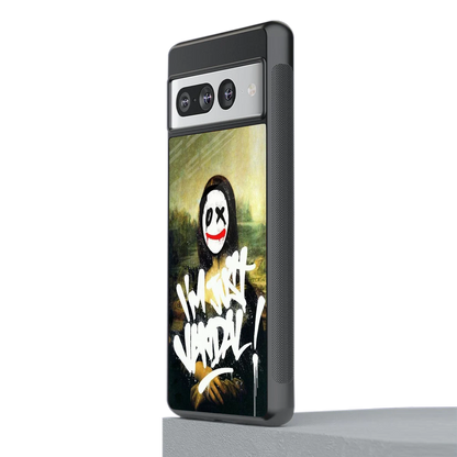 Joker Lisa stylish phone case for google pixel 7 pro | glossy glass and slim fit