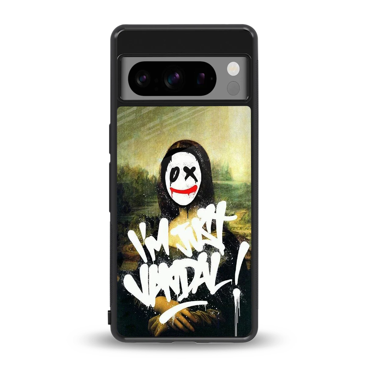 Joker Lisa back phone cover | glass case for google pixel 8 pro