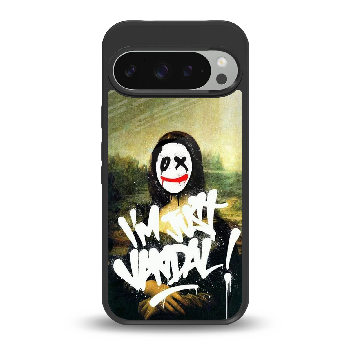 Joker Lisa back phone cover | glass case for google pixel 9 pro