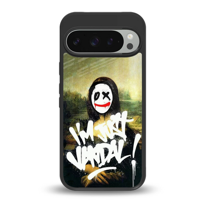 Joker Lisa back phone cover | glass case for google pixel 9 pro xl