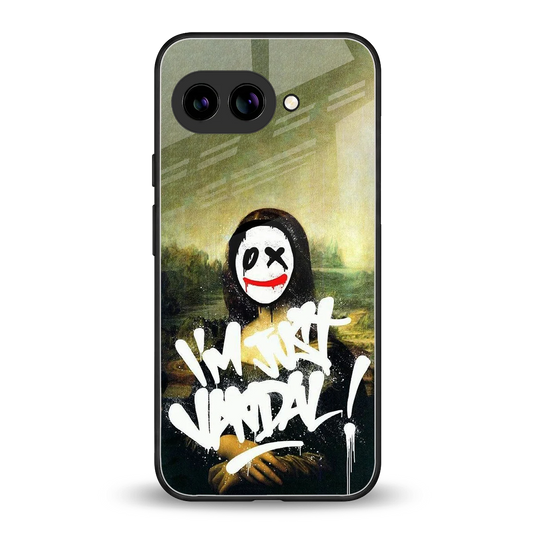 Joker Lisa back phone cover | glass case for google pixel 9a