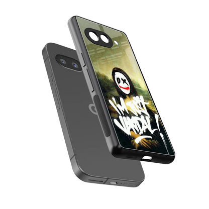 Joker Lisa sleek google pixel 10a cover with tempered glass back and TPU edges