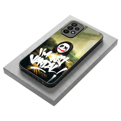 Joker Lisa stylish phone case for samsung galaxy a23 | glossy glass and slim fit