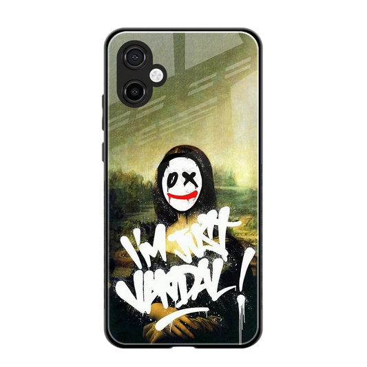 Joker Lisa back phone cover | glass case for samsung galaxy a06 5g