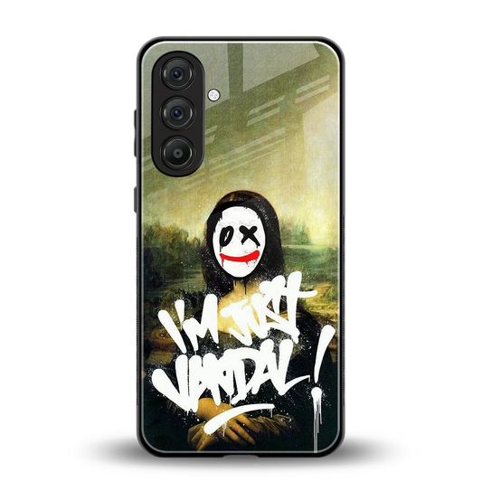 Joker Lisa back phone cover | glass case for samsung galaxy m36 5g