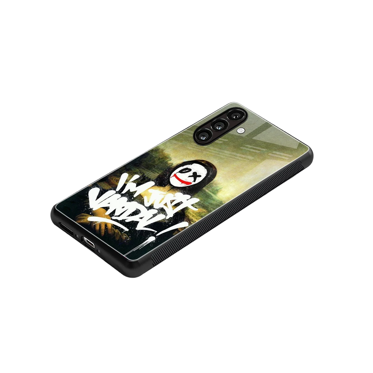 Joker Lisa stylish phone case for samsung galaxy m35 5g | glossy glass and slim fit