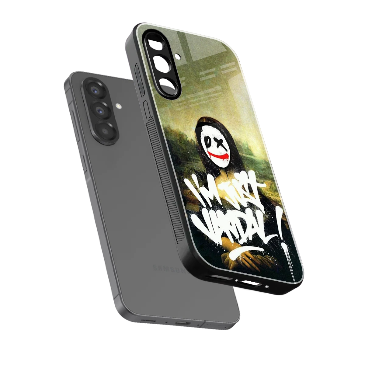 Joker Lisa sleek samsung galaxy a17 5g cover with tempered glass back and TPU edges