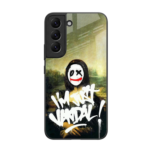 Joker Lisa back phone cover | glass case for samsung galaxy s22