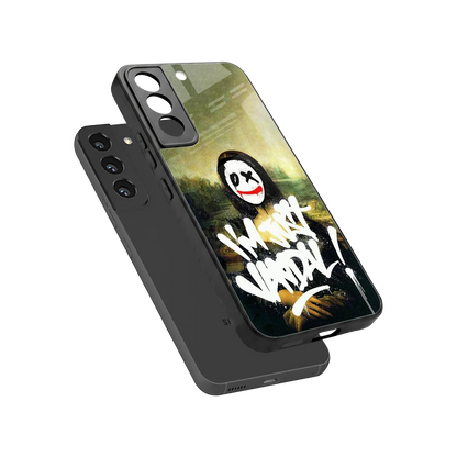 Joker Lisa sleek samsung galaxy s22 cover with tempered glass back and TPU edges
