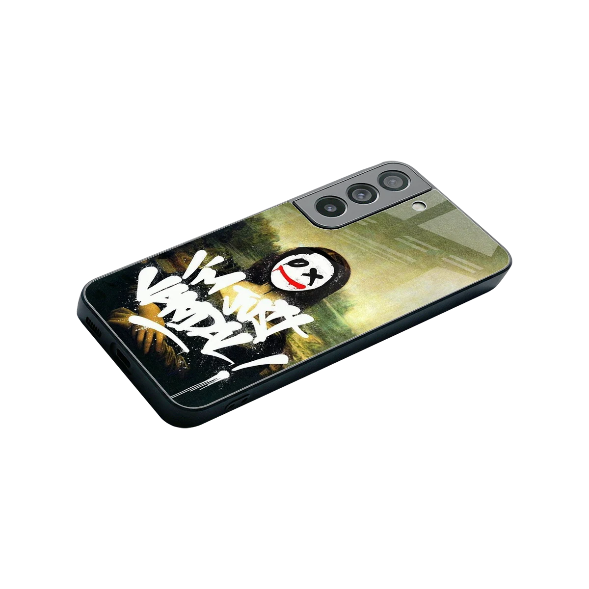 Joker Lisa stylish phone case for samsung galaxy s22 | glossy glass and slim fit