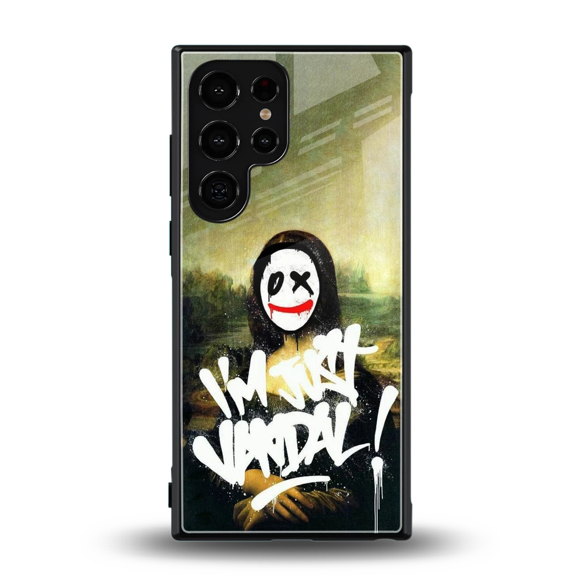 Joker Lisa back phone cover | glass case for samsung galaxy s23 ultra