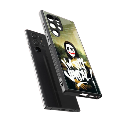 Joker Lisa sleek samsung galaxy s23 ultra cover with tempered glass back and TPU edges