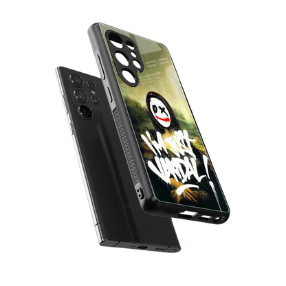 Joker Lisa sleek samsung galaxy s25 ultra cover with tempered glass back and TPU edges