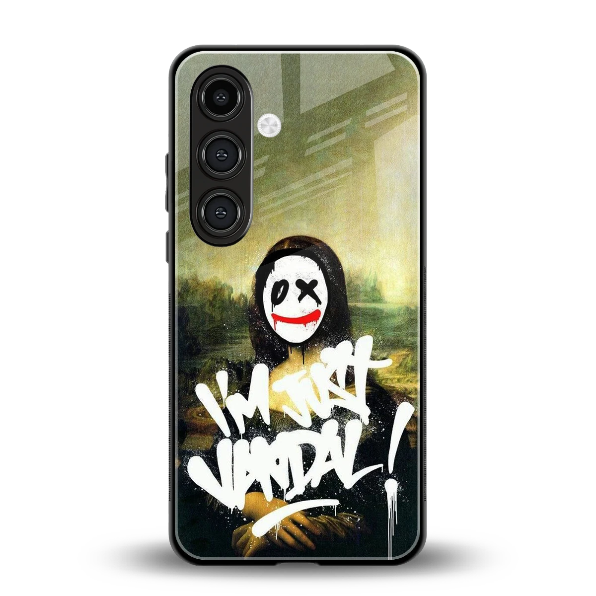 Joker Lisa back phone cover | glass case for samsung galaxy s23 fe