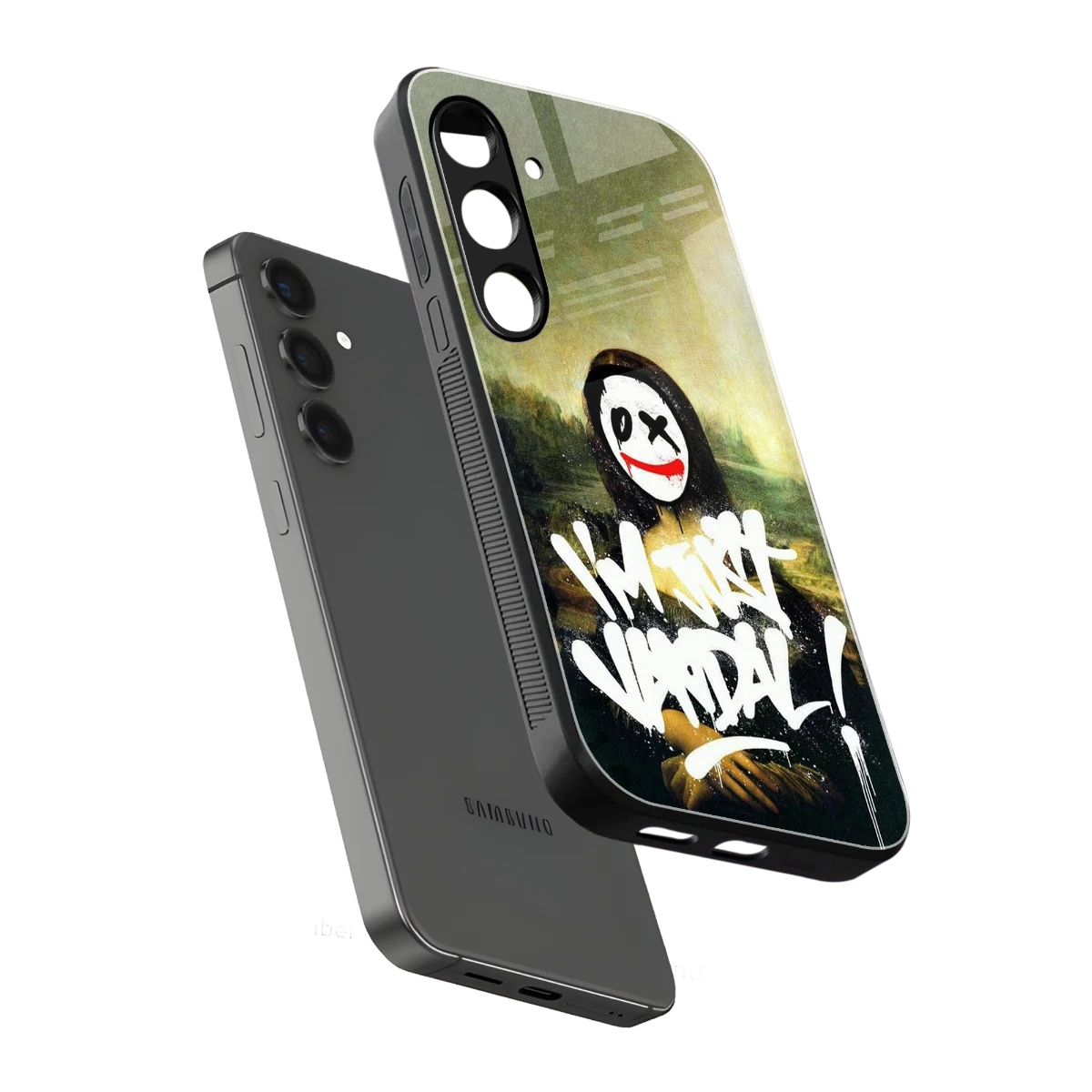 Joker Lisa sleek samsung galaxy s24 cover with tempered glass back and TPU edges