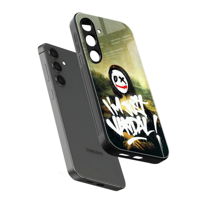 Joker Lisa sleek samsung galaxy s24 cover with tempered glass back and TPU edges