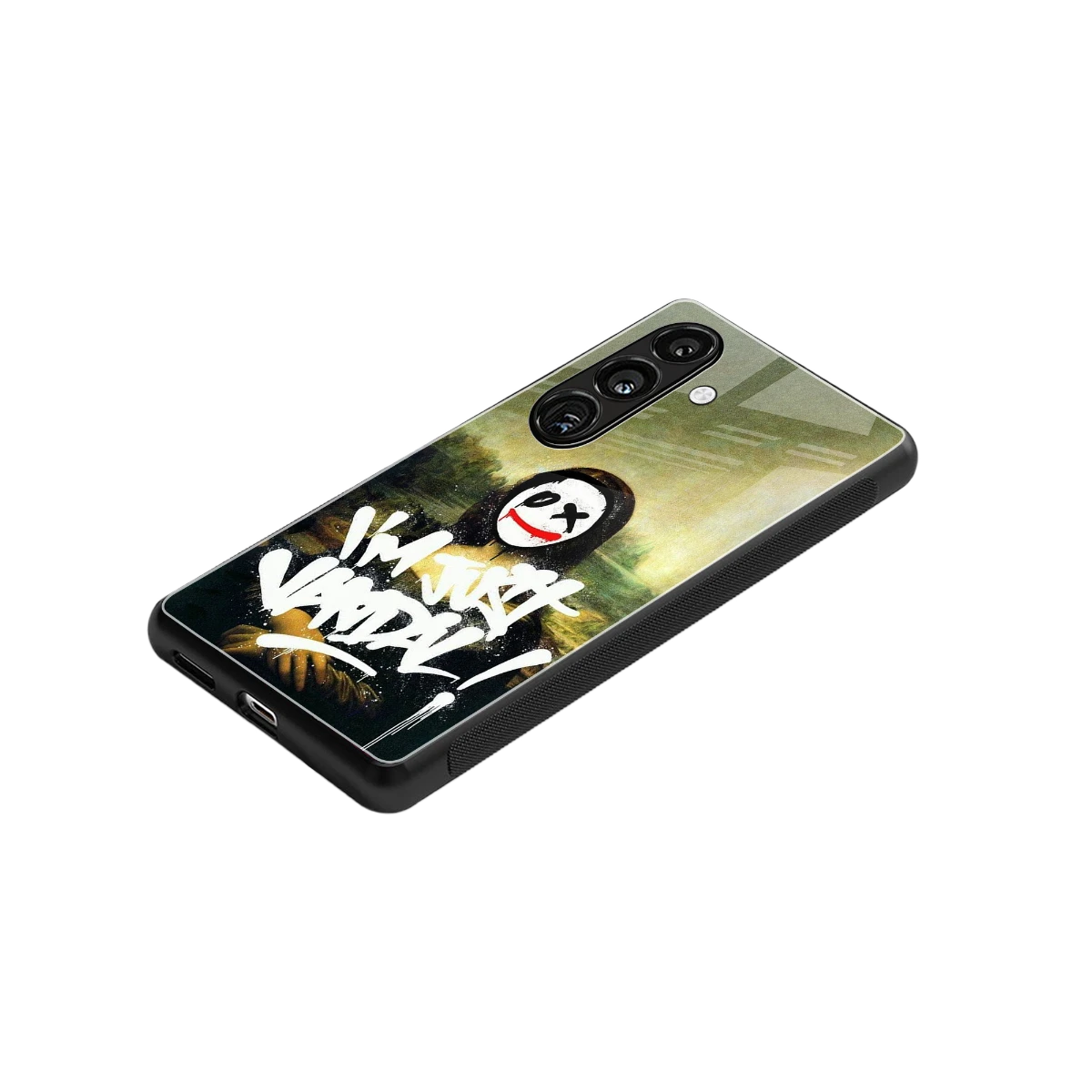 Joker Lisa stylish phone case for samsung galaxy s24 | glossy glass and slim fit
