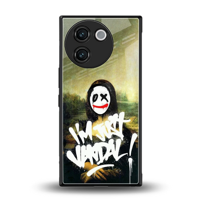 Joker Lisa back phone cover | glass case for vivo v30e