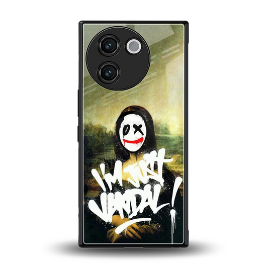 Joker Lisa back phone cover | glass case for vivo v30e