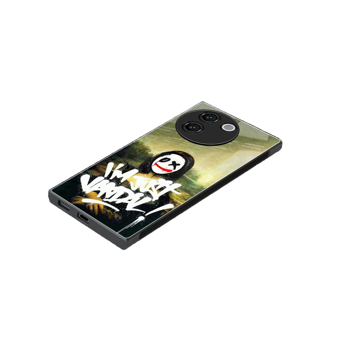 Joker Lisa stylish phone case for vivo v30e | glossy glass and slim fit
