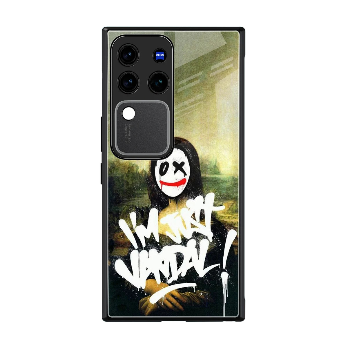 Joker Lisa back phone cover | glass case forvivo v30 pro