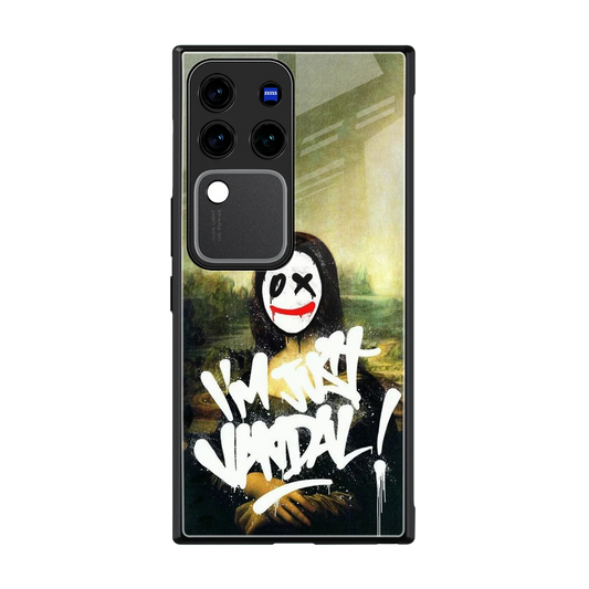 Joker Lisa back phone cover | glass case forvivo v30 pro