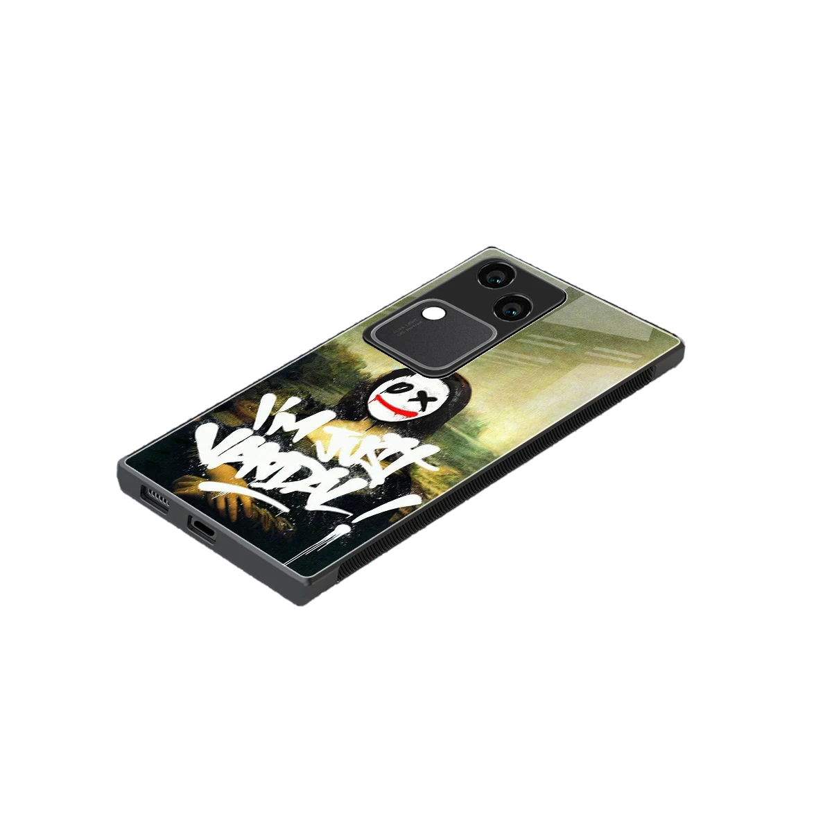 Joker Lisa stylish phone case for vivo v30 | glossy glass and slim fit