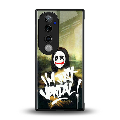 Joker Lisa back phone cover | glass case for vivo v40 pro