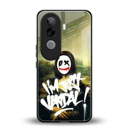 Joker Lisa back phone cover | glass case for vivo v40e