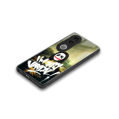 Joker Lisa stylish phone case for vivo v50 | glossy glass and slim fit