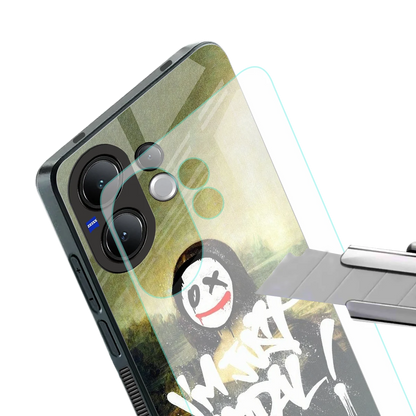 Joker Lisa stylish phone case for vivo v60 | glossy glass and slim fit