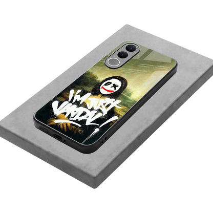 Joker Lisa stylish phone case for vivo v70 fe | glossy glass and slim fit