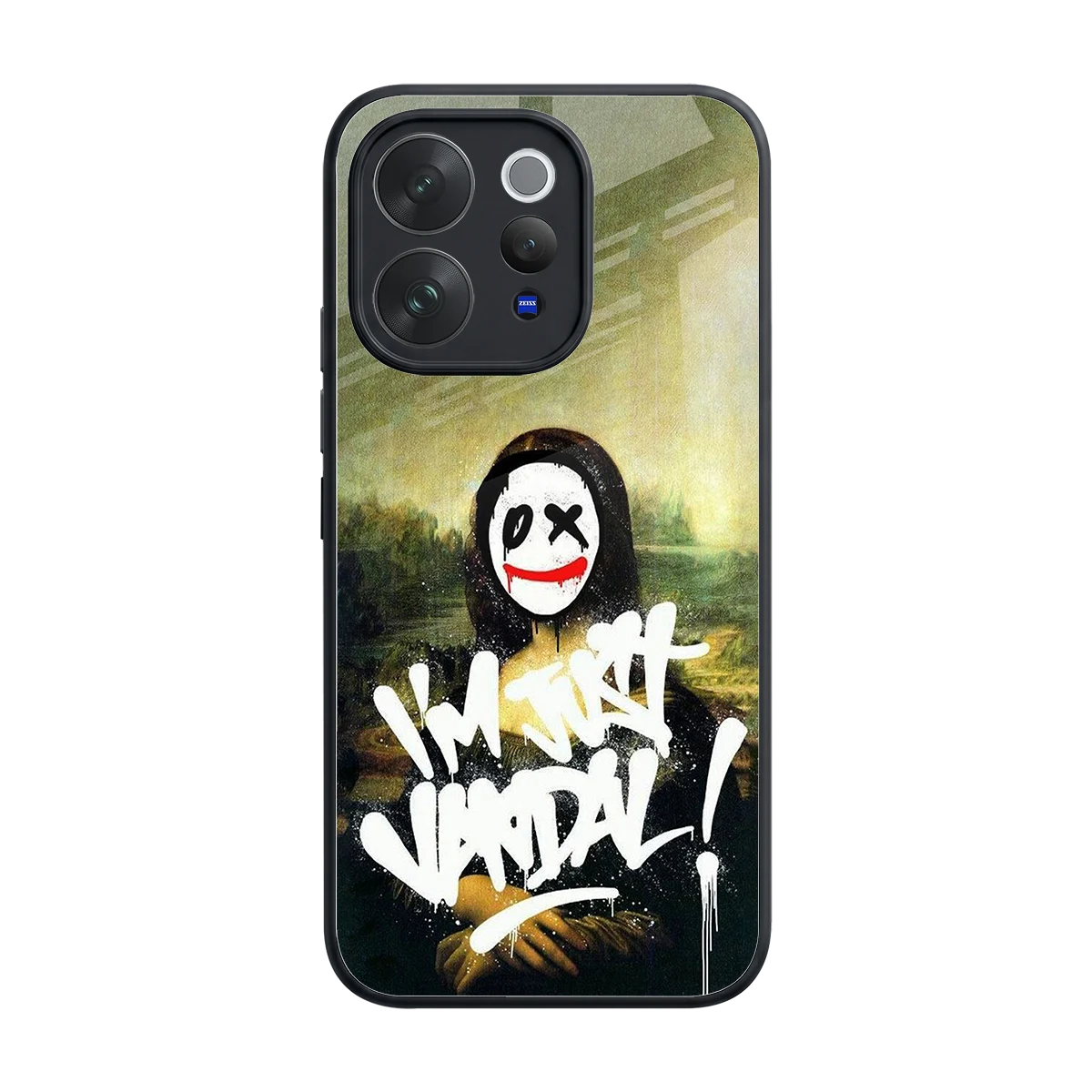 Joker Lisa back phone cover | glass case for vivo v70 elite