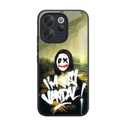 Joker Lisa back phone cover | glass case for vivo v70 elite